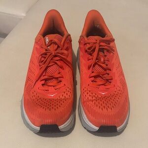 Hoka Men's Athletic Running Shoes in Bright Orange